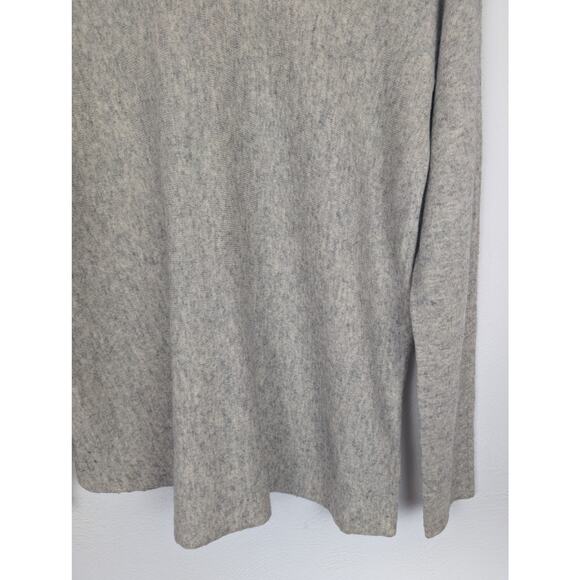 Vince Sweater Wool Cashmere Double V Neck Knit Classic Minimalist Taupe Size S - Picture 7 of 10